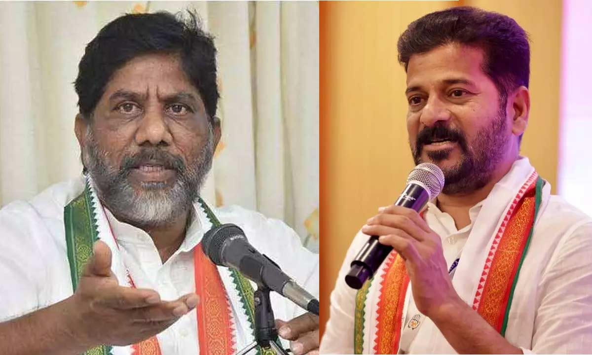 revanth reddy,bhatti vikramarka  సీఎం గా రేవంత్ రెడ్డి- డిప్యూటీ గా భట్టి