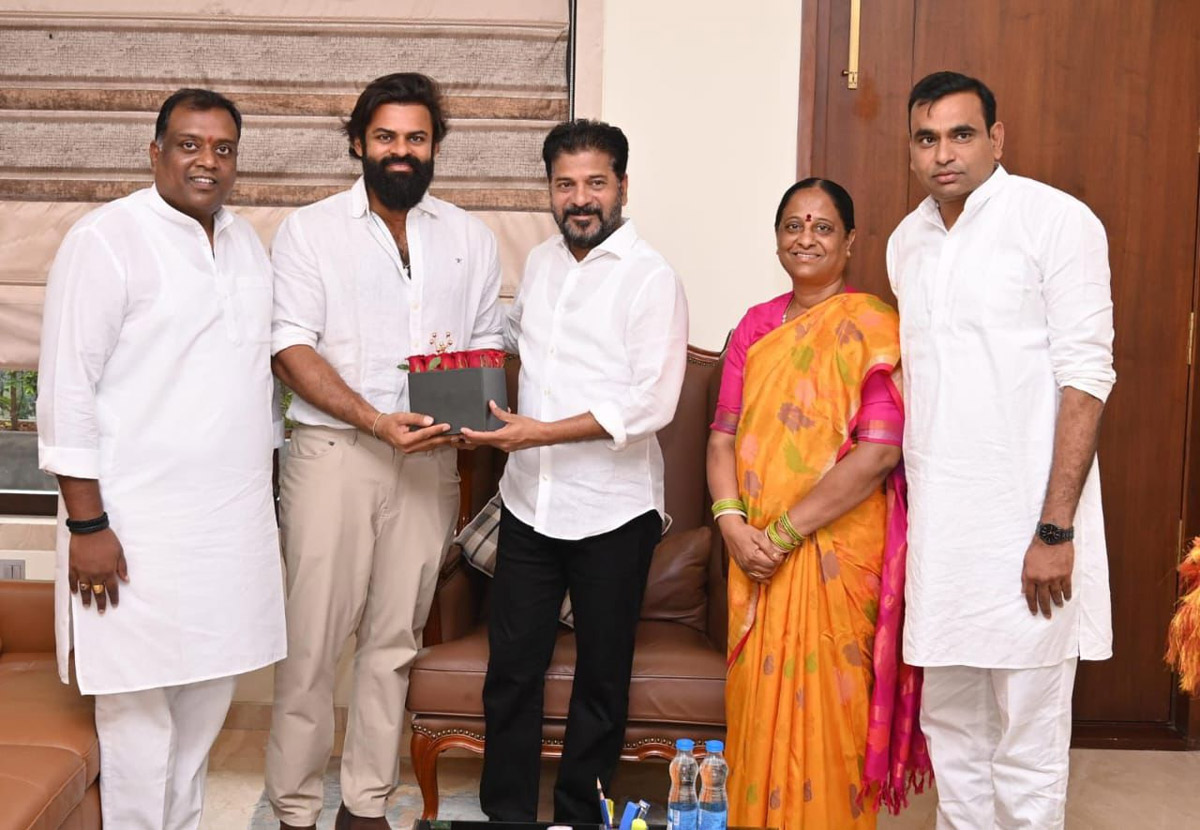 sai durga tej cm revanth reddy  సాయిదుర్గా తేజ్.. తగ్గేదేలే