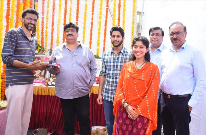 sai pallavi,naga chaitanya,sekhar kammula,fidaa,movie opening  చైతూ, సాయిపల్లవి కాంబో మూవీ సెట్స్ పైకి..!