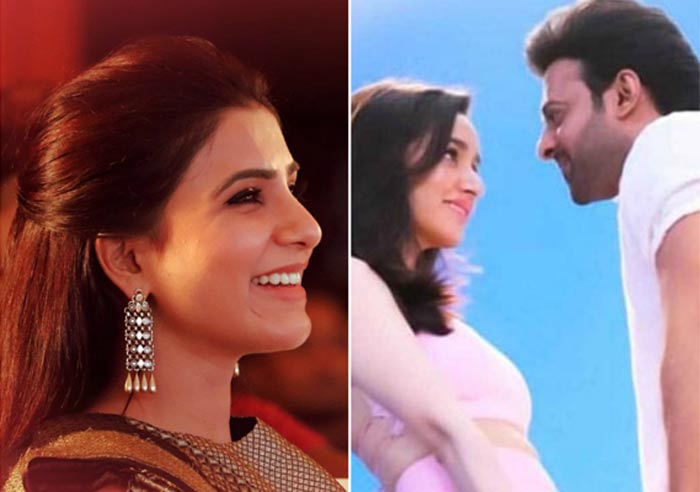 samantha akkineni,saaho,shraddha kapoor,prabhas  ‘సాహో’ నటి శ్రద్ధాపై సమంత పొగడ్తలు!