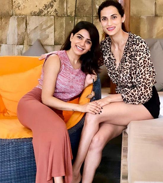 samantha,sam chilling out with her bestie,dehradun  ఇక్కడ ఫీలై అక్కడ తేలిన సమంత 