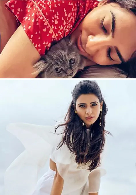 samantha  హ్యాపీ మోడ్ లో సమంత 