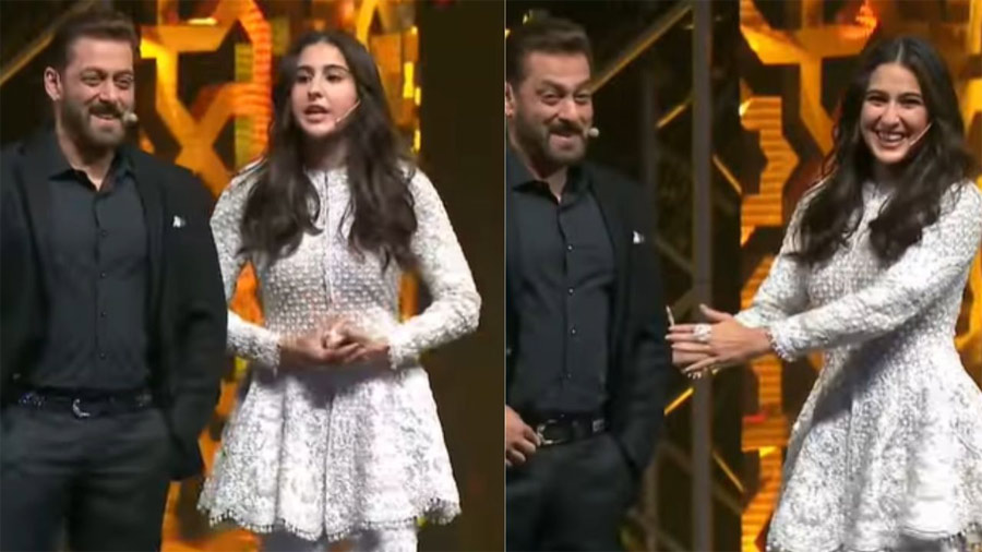 sara ali khan,salman khan,uncle,superstars,iifa awards  సల్మాన్ పరువు తీసిన కుర్ర హీరోయిన్ 