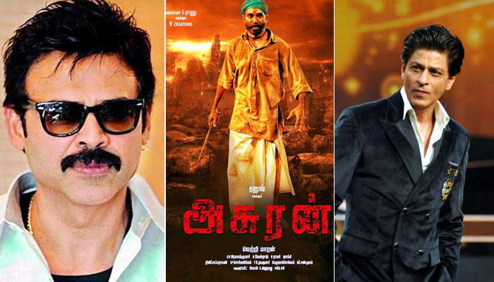 shah rukh khan,asuran remake,dhanush movie,venkatesh,bollywood  ‘అసురన్’కు భలే డిమాండ్.. బాలీవుడ్‌లోనూ రీమేక్!