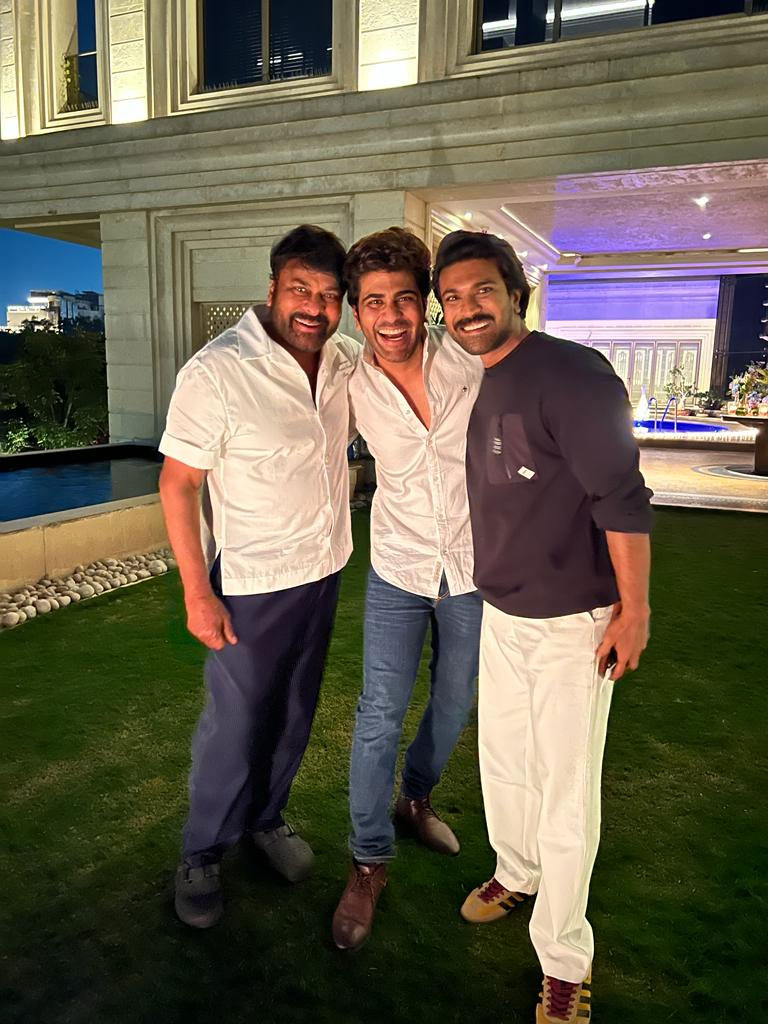 sharwanand,ram charan,chiranjeevi  మెగాస్టార్-రామ్ చరణ్- శర్వా అదిరిపోలా..