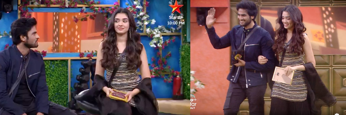 bigg boss 6,sudheer babu,krithi shetty  బిగ్ బాస్ హౌస్ లో సుధీర్ బాబు-కృతి శెట్టి 