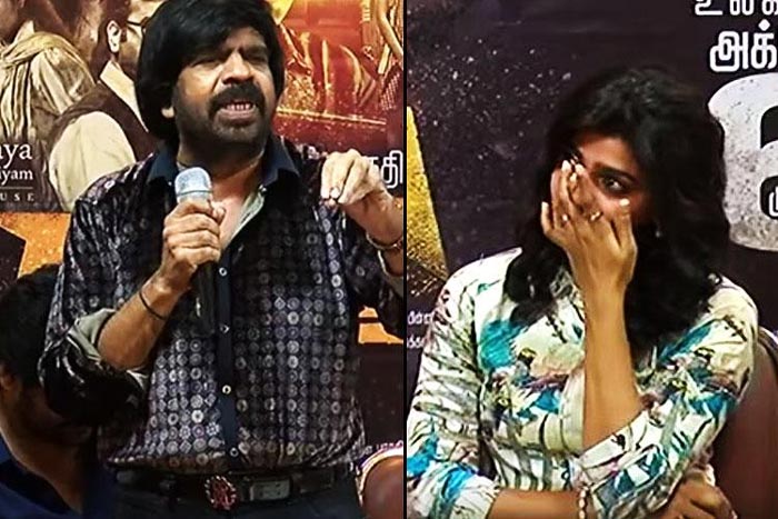 tamil actress dhansika,t rajendar,kabali movie heroine,vizhithiru movie  కాళ్ళు పట్టుకుని క్షమాపణ అడిగిన హీరోయిన్!