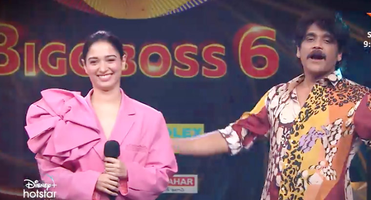 babli bouncer,tamannaah,bigg boss 6  తమన్నాని టీజ్ చేసిన నాగార్జున