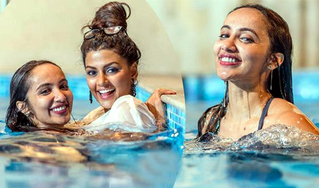 tejaswi madivada,tejaswi madivada twitter pic,tejaswi madivada swimming pic  హాట్ పిక్ పోస్ట్ చేసి..వెంటనే తీసేసింది..!