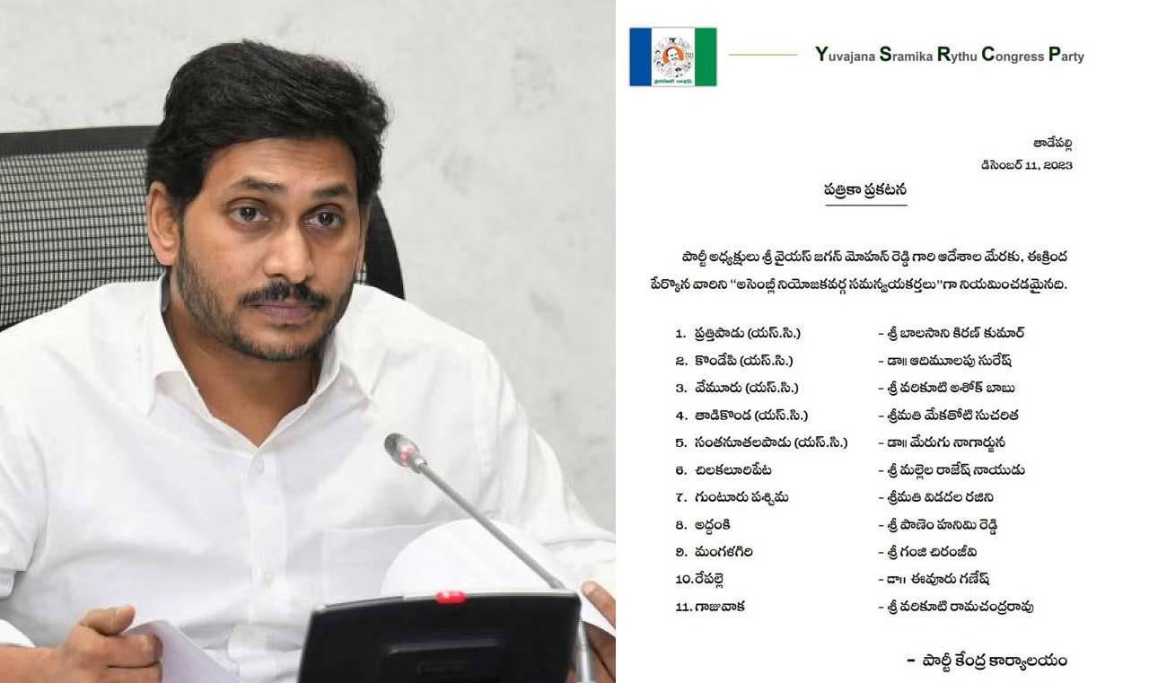 ycp  వైసీపీలో ముసలం.. 