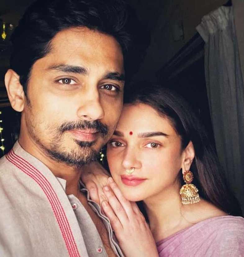 siddharth,aditi rao  ఎంగేజ్మెంట్ లోనే కాదు పెళ్ళిలోనూ వీరే స్పెషల్ 