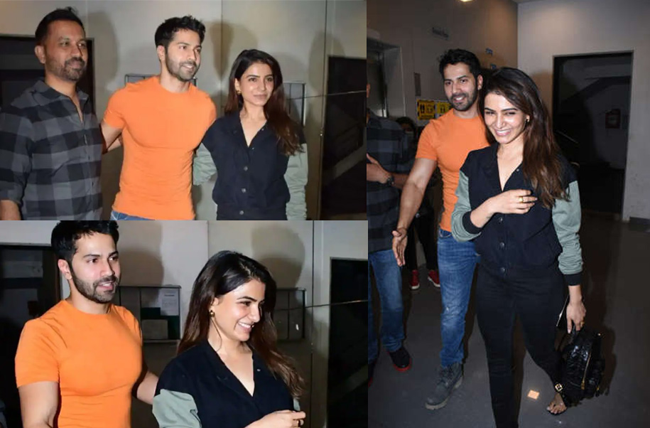 varun dhawan,samantha,paparazzi,raj and dk,hollywood project  సమంతకి సెక్యూరిటీ ఇస్తోన్న హీరో