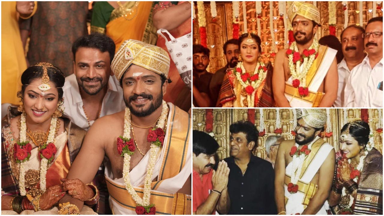 actor vasishta,hari priya wedding  KGF నటుడితో పెళ్లిపీటలెక్కిన హరిప్రియ 