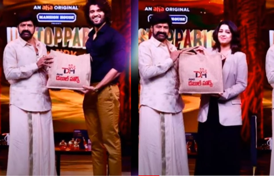 balakrishna,vijay devarakonda,unstoppable,balayya,aha,aha video  పంచెకట్టుతో బాలయ్య - స్టైలిష్ గా రౌడీ హీరో