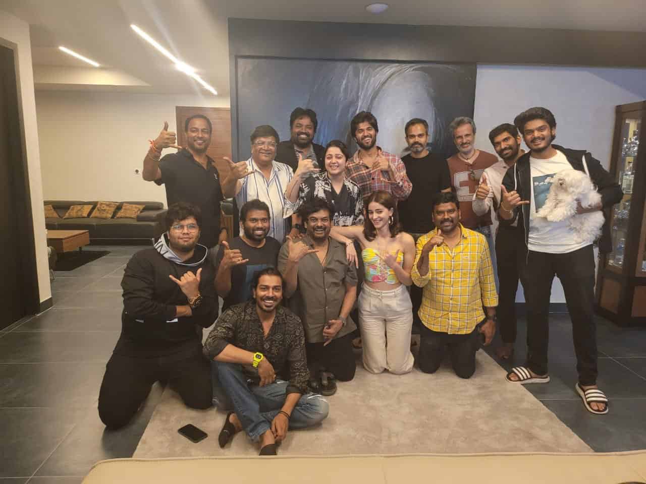 vijay devarakonda,prashant neel,liger party,liger movie  లైగర్ పార్టీ: ఫ్రేమ్ లో ప్రశాంత్ నీల్ 