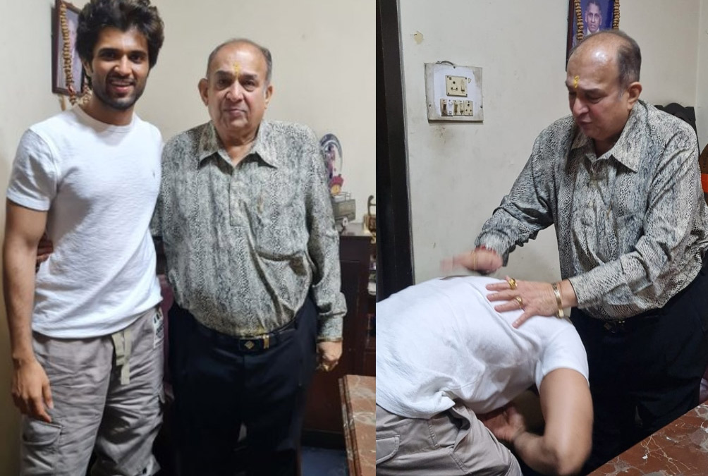 vijay deverakonda,manoj desai,maratha mandir,mumbai,bend,blessings,v hanumantha rao  అప్పుడు చిల్ తాత.. ఇప్పుడు బెండయ్యాడు 