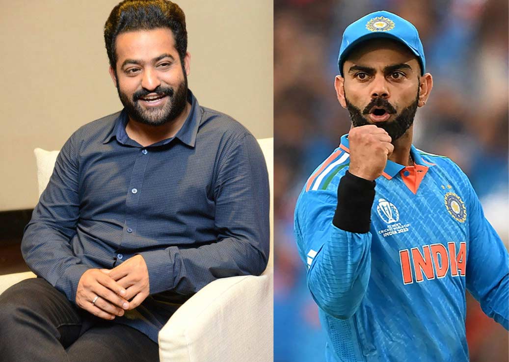 virat kohli  ఎన్టీఆర్ తో విరాట్ ఫ్రెండ్ షిప్ 