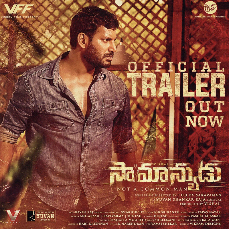 vishal,thu pa saravanan,vff,saamanyudu,saamanyudu trailer  విశాల్ సామాన్యుడు ట్రైలర్