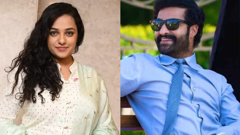 ntr,nitya,ntr wife pranathi  భార్య ముందు ఆమెని అతిగా పొగిడిన ఎన్టీర్