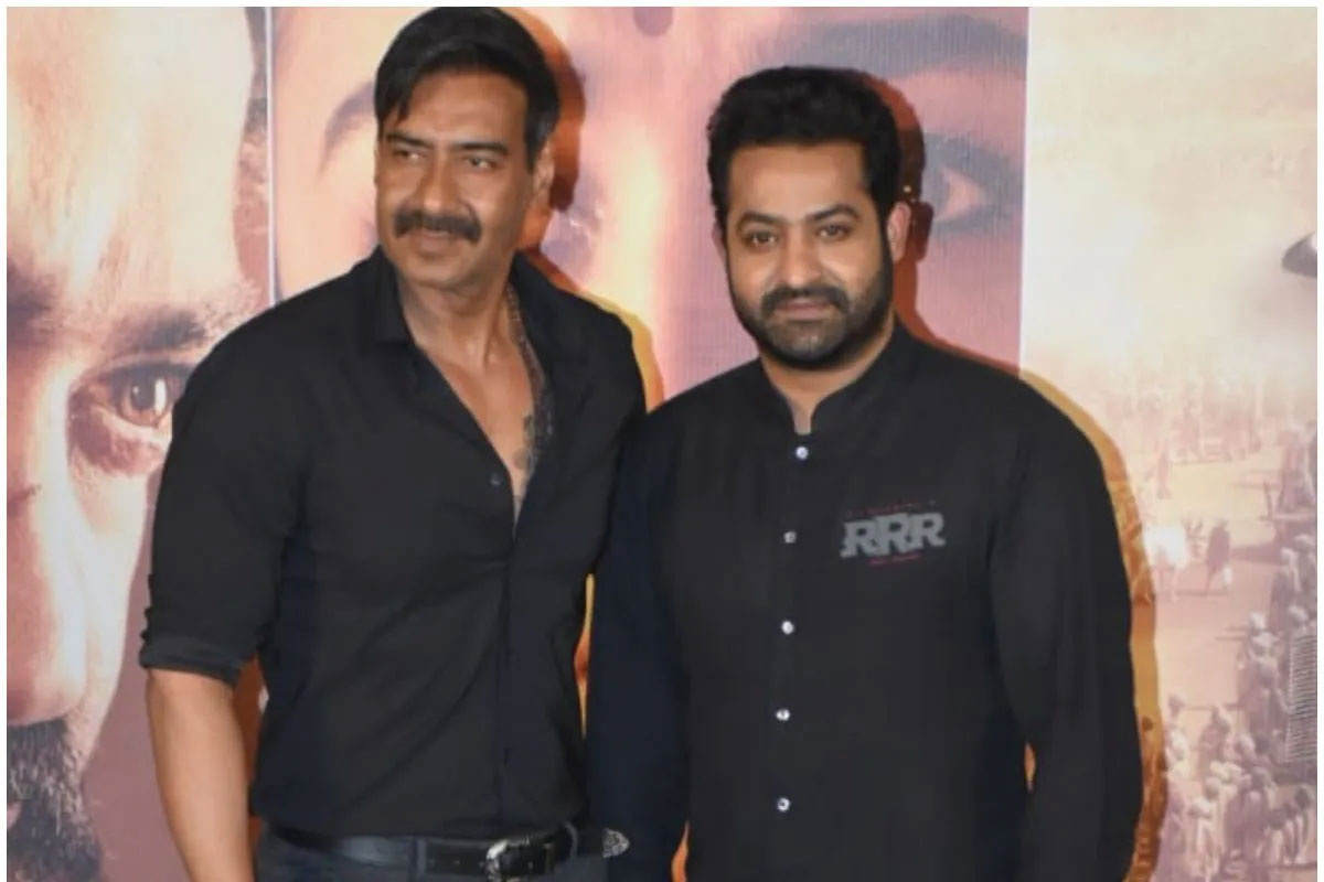 jr ntr,ajay devgan,rrr trailer launch,mumbai,rajamouli,alia bhatt  బాలీవుడ్ ప్రేక్షకులని అలా పడేసాడు 