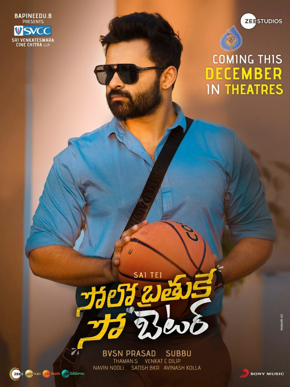 solo bratuke so better movie,actor sai tej,solo brathuke so better movie  జీ స్టూడియో లో ‘సోలో బ్రతుకే సో బెట‌ర్‌’ 